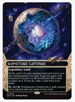 Gemstone Caverns (0016) (Borderless) Edge of Eternities: Stellar Sights Regular - Image 1