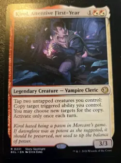 Kirol, Attentive First-Year 0231 Rare Lorwyn Eclipsed Magic: The Gathering - Image 1