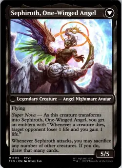 Sephiroth, Fabled SOLDIER 115 FINAL FANTASY NM MTG - Image 2