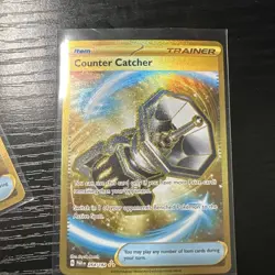 Counter Catcher 264/182 HYPER RARE GOLD HOLO Paradox Rift Sv04 Pokemon English - Image 2