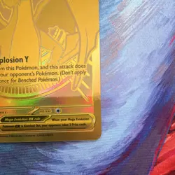 Mega Charizard Y EX Full Art Foil Alternative Art Pokemon Card 294/217 - Image 4