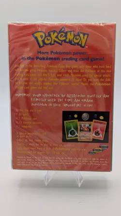 1999 Pokemon Base Set Brushfire Theme Deck Factory Sealed Vintage WOTC - Image 2