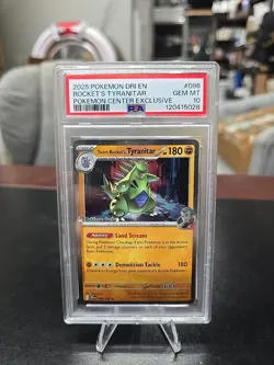 Team Rocket's Tyranitar Pokemon Center Exclusive Psa 10 - Image 1