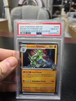 Team Rocket's Tyranitar Pokemon Center Exclusive Psa 10 - Image 2