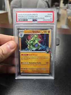 Team Rocket's Tyranitar Pokemon Center Exclusive Psa 10 - Image 3