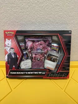 Pokemon TCG Team Rocket’s Mewtwo EX Box New Sealed - Image 1