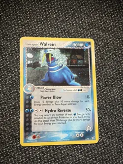 Team Aqua's Walrein 6/95 Team Magma Vs Team Aqua Holo Rare LP 2004 Pokemon TCG - Image 1