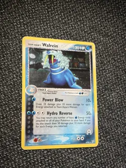 Team Aqua's Walrein 6/95 Team Magma Vs Team Aqua Holo Rare LP 2004 Pokemon TCG - Image 2