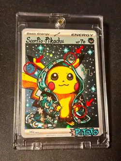 Pikachu with Grey Felt Hat 085 Scarlet & Violet Promo Pokemon Hane Draw DIY 🫟🌀 - Image 4