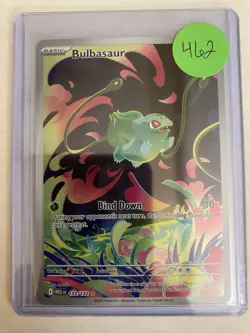 Pokemon TCG Bulbasaur 133/132 Me01: Mega Evolution Illustration Rare - Image 3