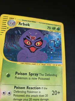 Pokemon Tcg Holo Arbok 3/165 Expedition Vintage 2002 E-reader Clean Holo - Image 2