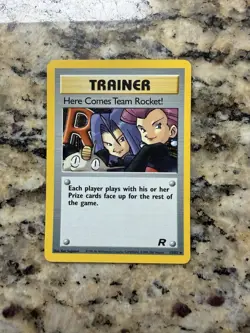 Pokemon Here Comes Team Rocket 15/82 Holo Rare Team Rocket Set - Image 1