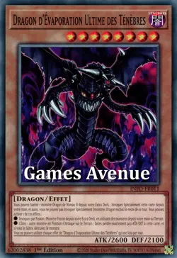 Yu-Gi-Oh ! Dragon d'Evaporation Ultime des Tenebres INFO-FR011 VF/COMMUNE - Image 1