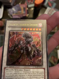 French Yu-Gi-Oh! Exploder Dragonwing Ultimate Rare RGBT-EN040 1st Edition NM - Image 3