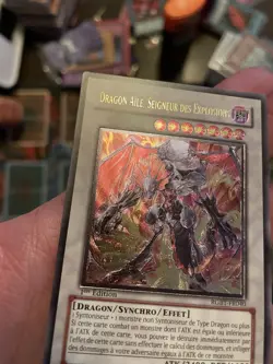 French Yu-Gi-Oh! Exploder Dragonwing Ultimate Rare RGBT-EN040 1st Edition NM - Image 4