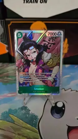 Smoker (030) OP10-030 English SR Royal Blood One Piece Card Game - Image 1
