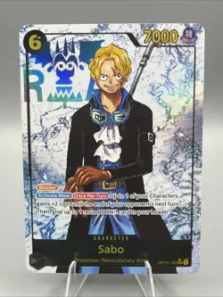 One Piece TCG Sabo SEC Alternate Alt Art (Parallel) OP13-120 - NM - English - Image 1