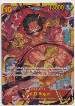 One Piece TCG Gol D Roger OP09-118 SEC Alt Art Secret The New Emperor English NM - Image 1
