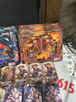 one piece sealed lot. (4) illustration boxes. (3) double pack set 9. (7) tins - Image 2