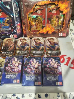 one piece sealed lot. (4) illustration boxes. (3) double pack set 9. (7) tins - Image 5