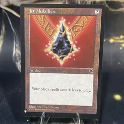 Magic The Gathering - Jet Medallion - The List Reprints MTG Land Card - Image 1