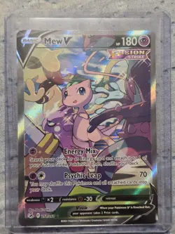 Mew v 251/264 Fusion Strike Alternate Art Pokemon TCG Card - Image 1
