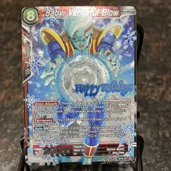 Baby Vengeful Blow Holiday Stamped Promo Foil Dragon Ball Super Card Game | NM - Image 1