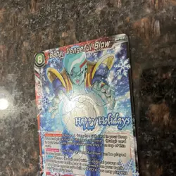 Baby Vengeful Blow Holiday Stamped Promo Foil Dragon Ball Super Card Game | NM - Image 5