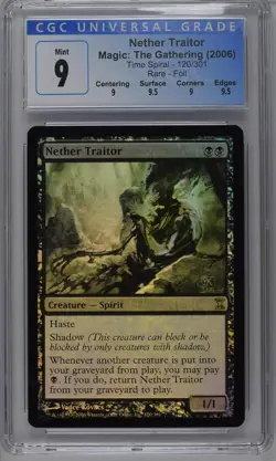 NETHER TRAITOR Time Spiral Foil Rare CGC 9 Q++ MTG [Nostalgium] - Image 1