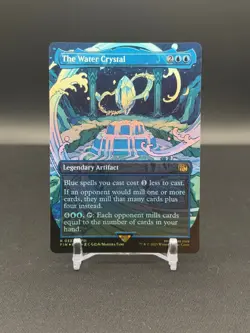 MTG Final Fantasy *FOIL* Borderless R The Water Crystal #0333 - Image 1