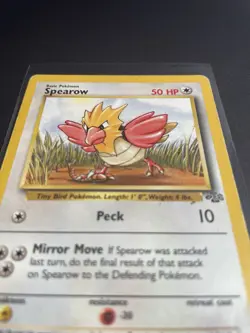 Pokemon Spearow 62/64 Jungle Regular Unlimited Common English 1999 - Image 2