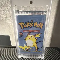 Pokemon TCG Base Set 2 Booster Pack Raichu Artwork Sealed 11 Cards Wizards - Image 1