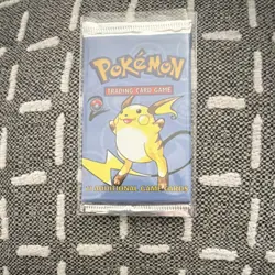 Pokemon TCG Base Set 2 Booster Pack Raichu Artwork Sealed 11 Cards Wizards - Image 3