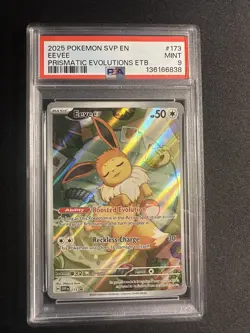 Eevee 173 Pokemon Scarlet & Violet Promo Card PSA - Image 1