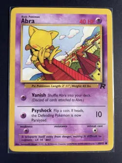 Pokemon Dark Abra 49/82 Team Rocket Vintage WOTC 2000 Basic Base Set NM - Image 1
