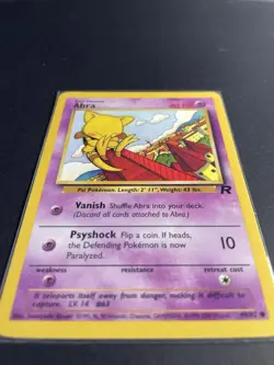 Pokemon Dark Abra 49/82 Team Rocket Vintage WOTC 2000 Basic Base Set NM - Image 2