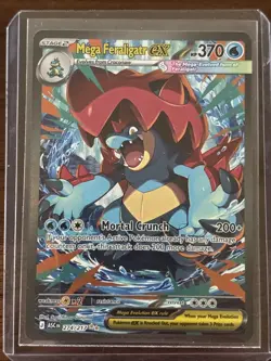 Pokemon TCG Mega Feraligatr EX 274/217 SIR English Ascended Heroes PACK FRESH NM - Image 1