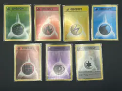 Pokemon 7 Holo Energy Card Set Classic Collection English Lot - Near Mint NM - Image 1