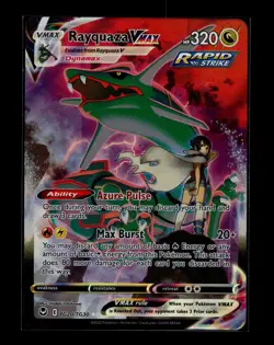 Pokemon TCG: Rayquaza VMAX TG20/TG30 Silver Tempest Trainer Gallery NM - Image 1