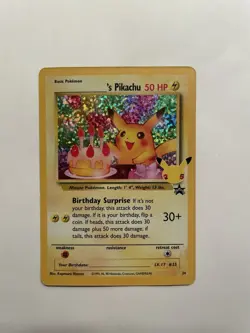 Pokemon TCG Birthday Pikachu #24 Celebrations 25th Anniversary NM - Image 1