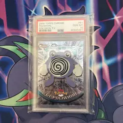 2000 TOPPS CHROME POKEMON T.V. #61 POLIWHIRL PSA 10 - Image 1