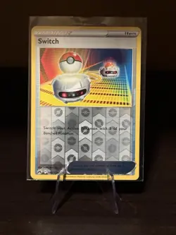 Switch 144/159 Reverse Holo Trainer Pokemon TCG Crown Zenith Rare Sword Shield - Image 1