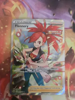 Pokemon TCG Flannery 191/198 Full Art Trainer Chilling Reign - Image 1