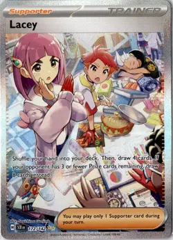 Lacey 172/142 - Pokemon Stellar Crown Special Illustration Rare SIR Full Art NM - Image 1