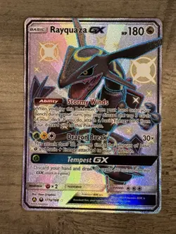 Rayquaza GX - Promo Holo Alternate Art Promos 177a/168 NM Pokemon TCG - Image 1