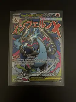 Pokemon Mega Charizard X EX 023 Me: Mega Evolution Promo Holo 360 HP Inferno X - Image 1
