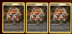 3x Magma Energy 87/95 Ex/Pl Uncommon EX Team Magma vs Aqua Pokemon - Image 1