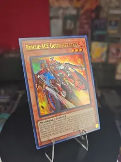 Rescue- Ace Quick Attacker Ultra Rare BPRO-EN023 Burst Protocol Yu-Gi-Oh - Image 2