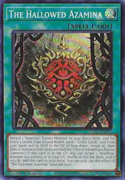 Yu-Gi-Oh! The Hallowed Azamina Super Rare Rage of the Abyss ROTA-EN053 NM - Image 1