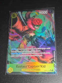 Eustass "Captain" Kid (OP10-112). One Piece CCG. Royal Blood. Alt Art Parellel. - Image 1
